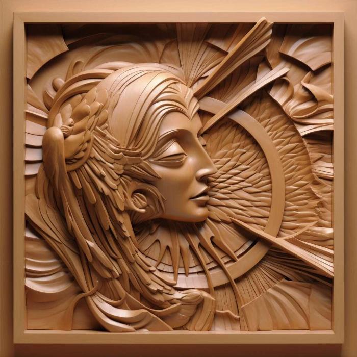 نموذج ثلاثي الأبعاد لآلة CNC 3D Art 